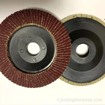 disco lamellare in zirconia con supporto in plastica lucidante in metallo